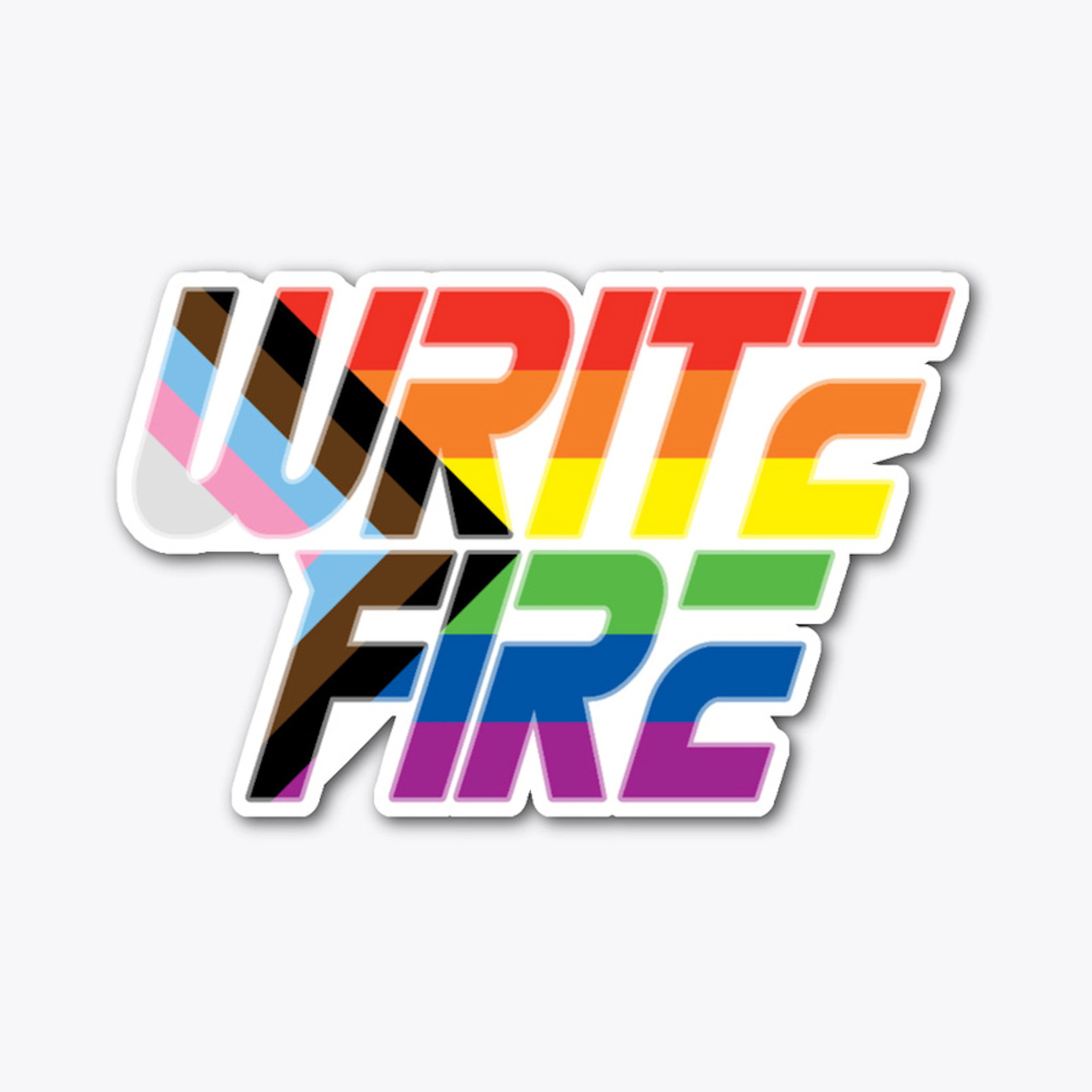 Write Fire Sticker